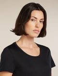 Women's Merino Blend 125 Cool-Lite™ Sphere Short Sleeve Scoop T-Shirt Black - 7