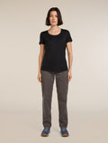 Women's Merino Blend 125 Cool-Lite™ Sphere Short Sleeve Scoop T-Shirt Black - 3