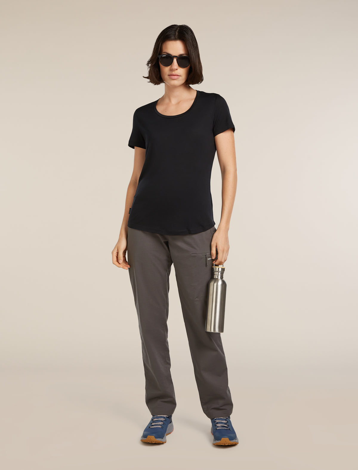 Women's Merino Blend 125 Cool-Lite™ Sphere Short Sleeve Scoop T-Shirt Black - 4