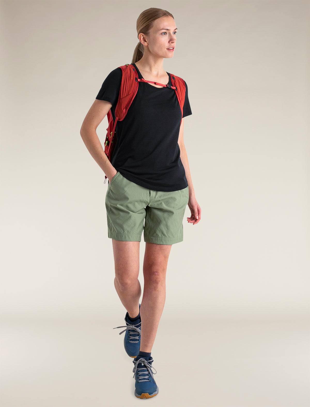 Women's Merino Blend 125 Cool-Lite™ Sphere Short Sleeve Scoop T-Shirt Black - 5