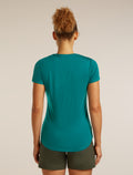 Women's Merino Blend 125 Cool-Lite™ Sphere Short Sleeve Scoop Tee Tidal Teal - 2