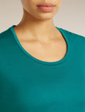 Women's Merino Blend 125 Cool-Lite™ Sphere Short Sleeve Scoop Tee Tidal Teal - 5