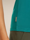 Women's Merino Blend 125 Cool-Lite™ Sphere Short Sleeve Scoop Tee Tidal Teal - 6