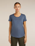 Women's Merino Blend 125 Cool-Lite™ Sphere Short Sleeve Scoop Tee Dawn Heather - 1