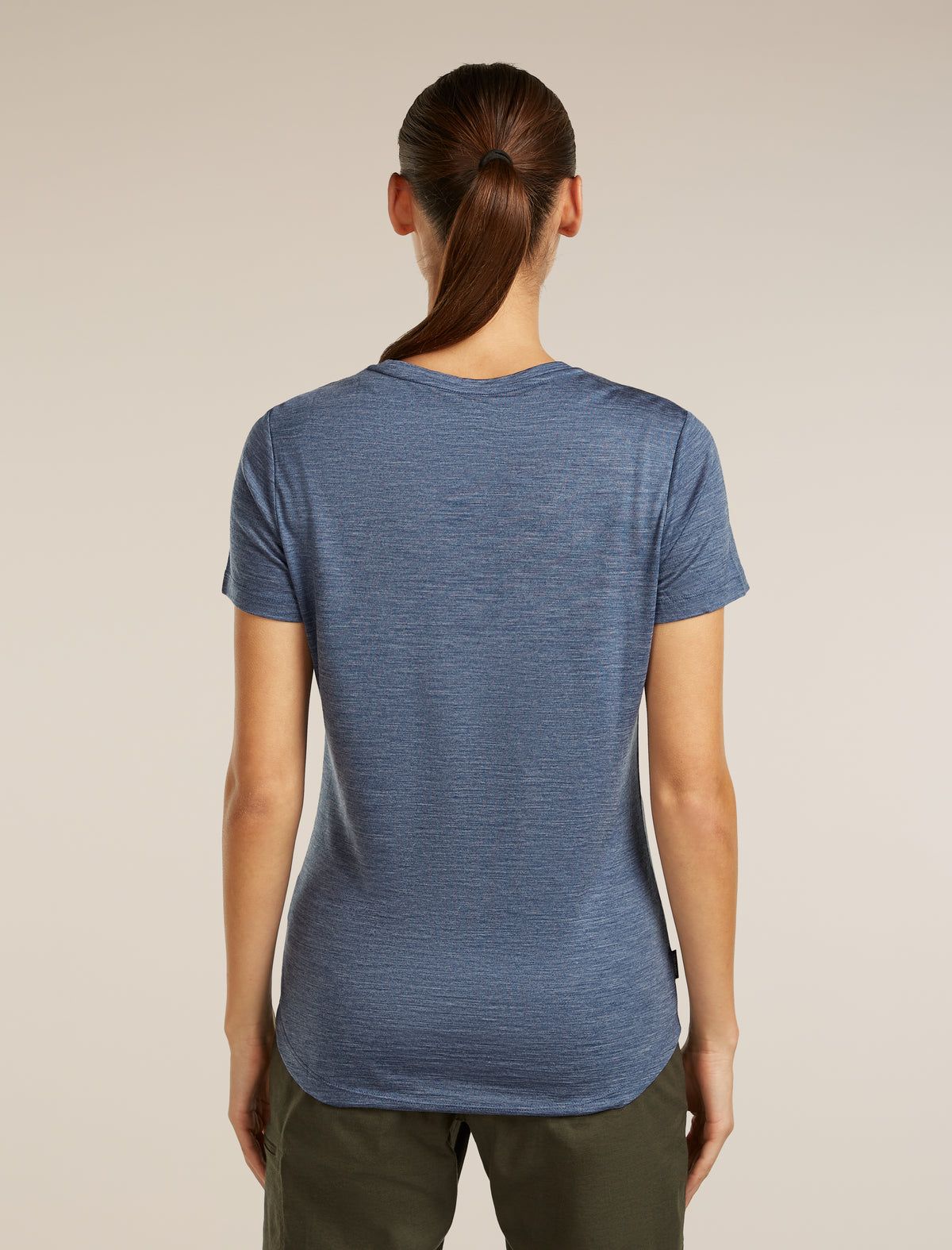 Women's Merino Blend 125 Cool-Lite™ Sphere Short Sleeve Scoop Tee Dawn Heather - 2