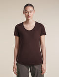 Women's Merino Blend 125 Cool-Lite™ Sphere Short Sleeve Scoop Tee Bittersweet - 1