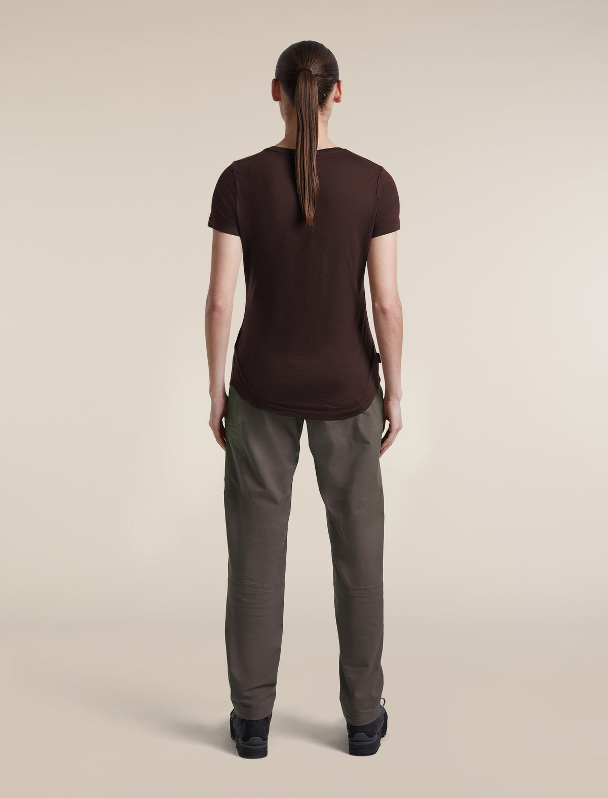 Women's Merino Blend 125 Cool-Lite™ Sphere Short Sleeve Scoop Tee Bittersweet - 6