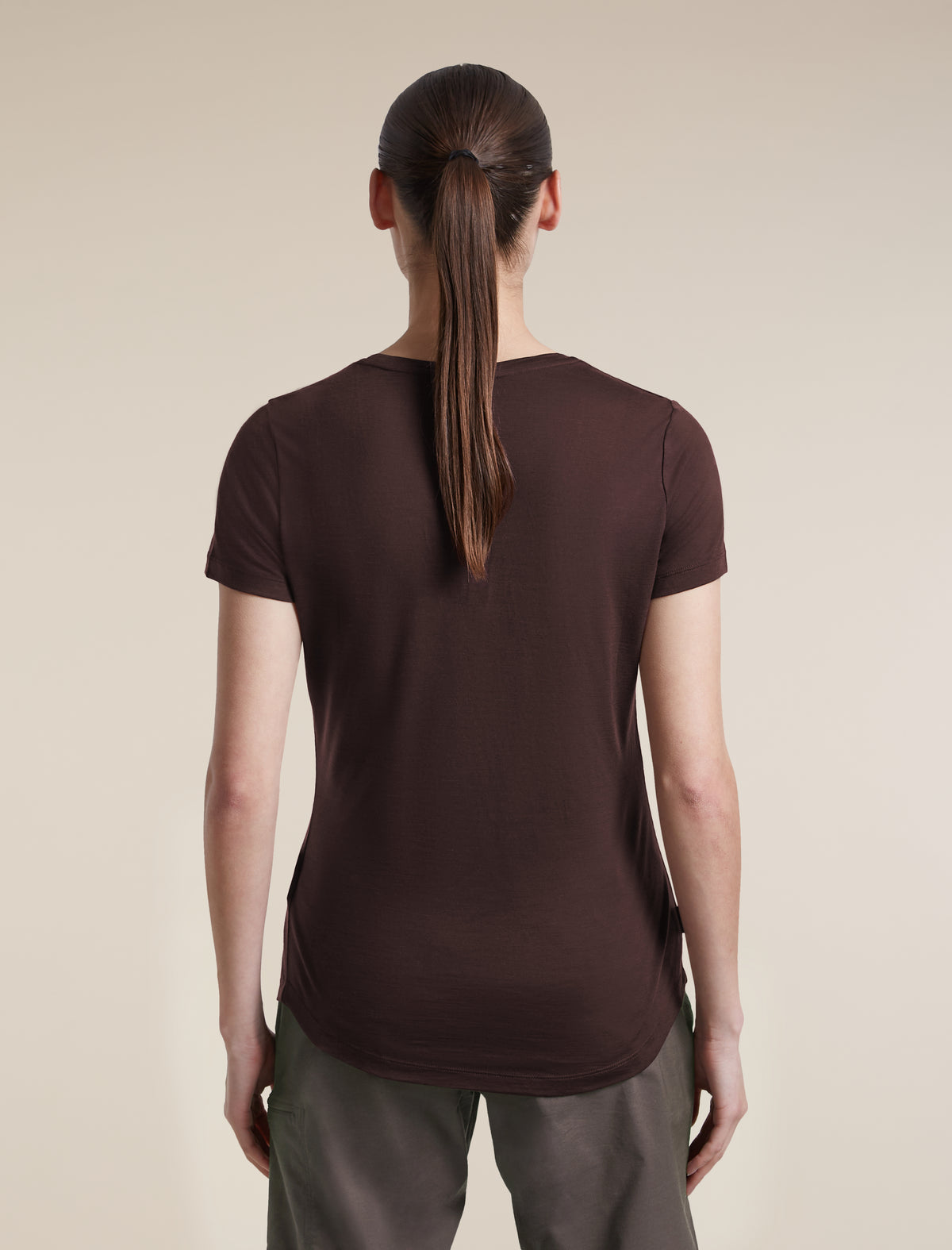 Women's Merino Blend 125 Cool-Lite™ Sphere Short Sleeve Scoop Tee Bittersweet - 2