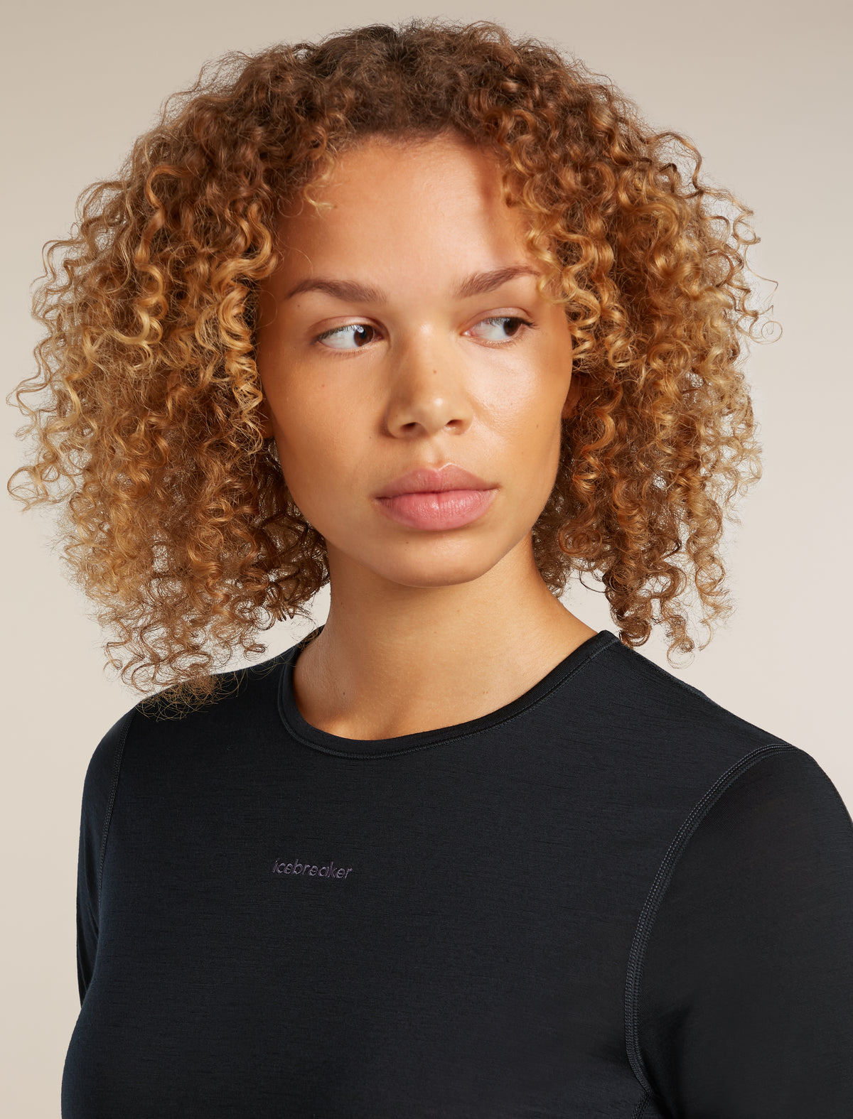 Women's Merino Blend 125 ZoneKnit™ Energy Wind Long Sleeve T-Shirt Black - 7