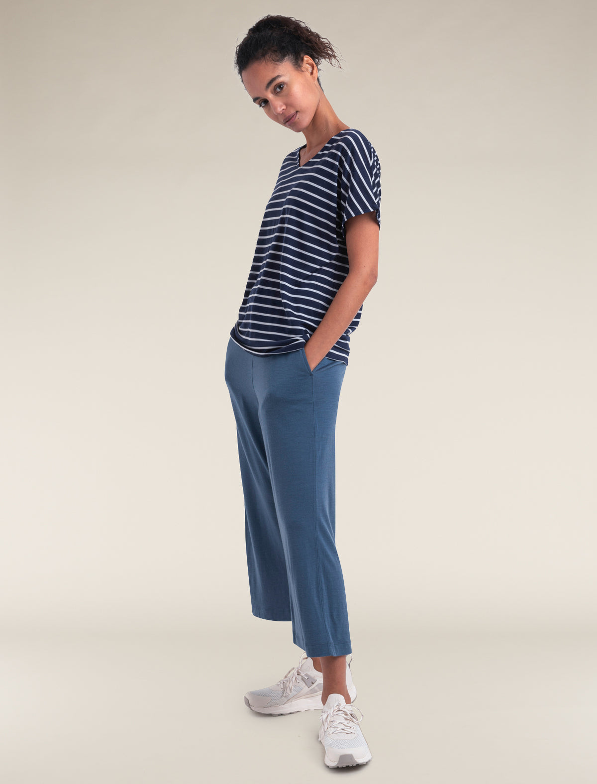 Haut rayé Drayden réversible en mélange de mérinos Women's  - 3