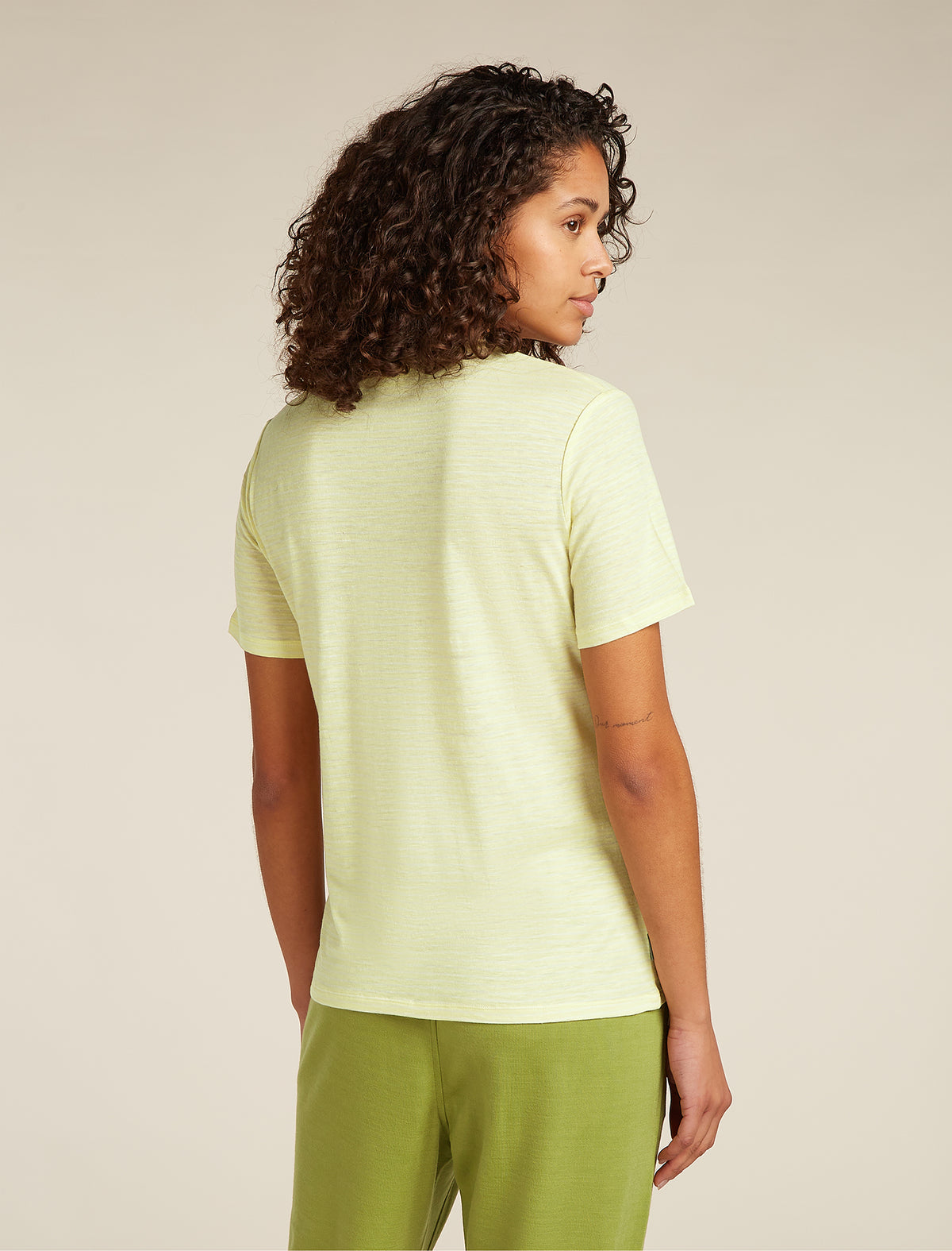 T-shirt rayé en mérinos et lin Women's  - 2