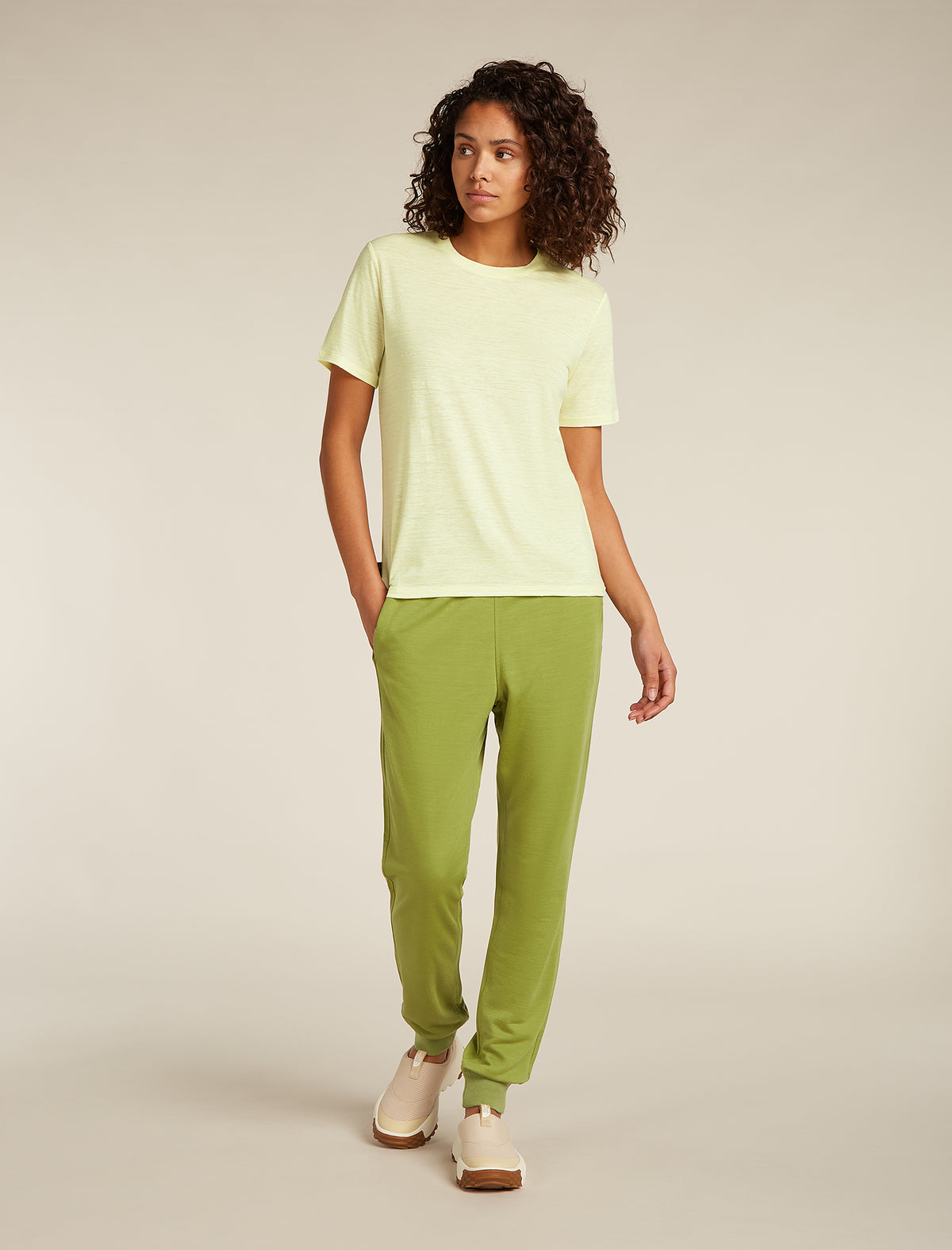 T-shirt rayé en mérinos et lin Women's  - 3