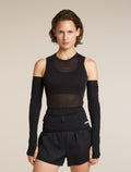 icebreaker Merino Blend 75 Cool-Lite™ Featherlight™ Tank Black  - 5