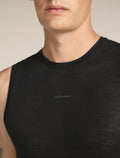 icebreaker Merino Blend 75 Cool-Lite™ Featherlight™ Tank Black  - 7
