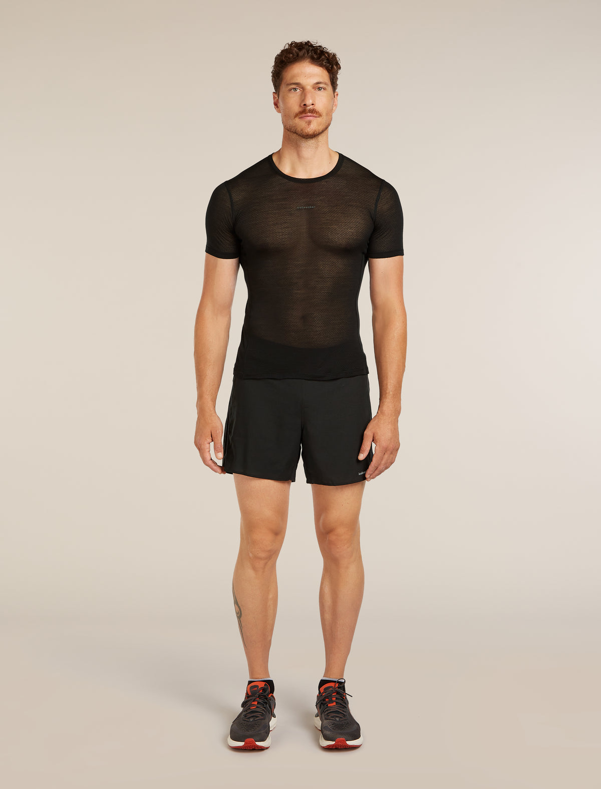 Merino Blend 75 Cool-Lite™ Featherlight™ Short Sleeve T-Shirt Black - 3