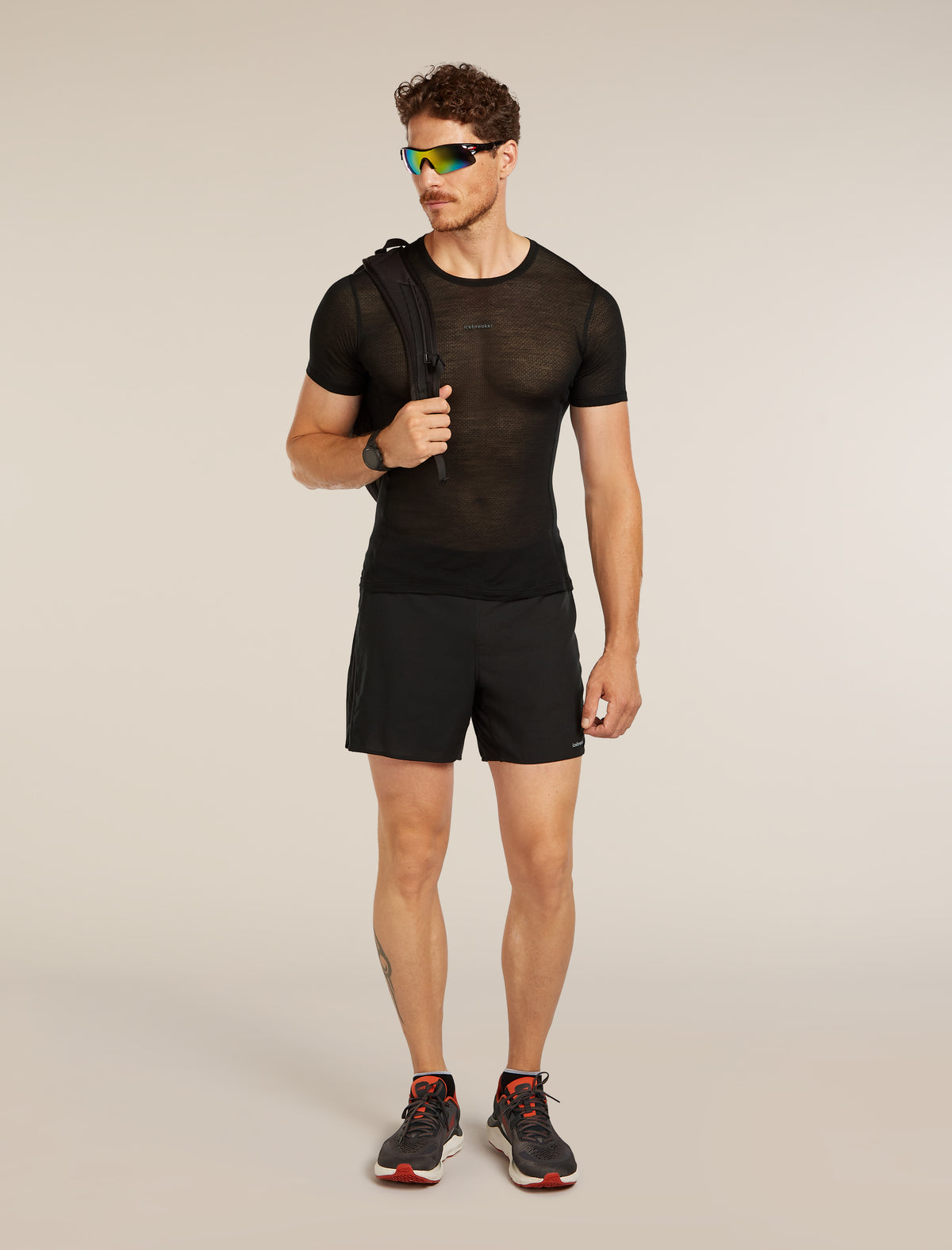 Merino Blend 75 Cool-Lite™ Featherlight™ Short Sleeve T-Shirt Black - 4