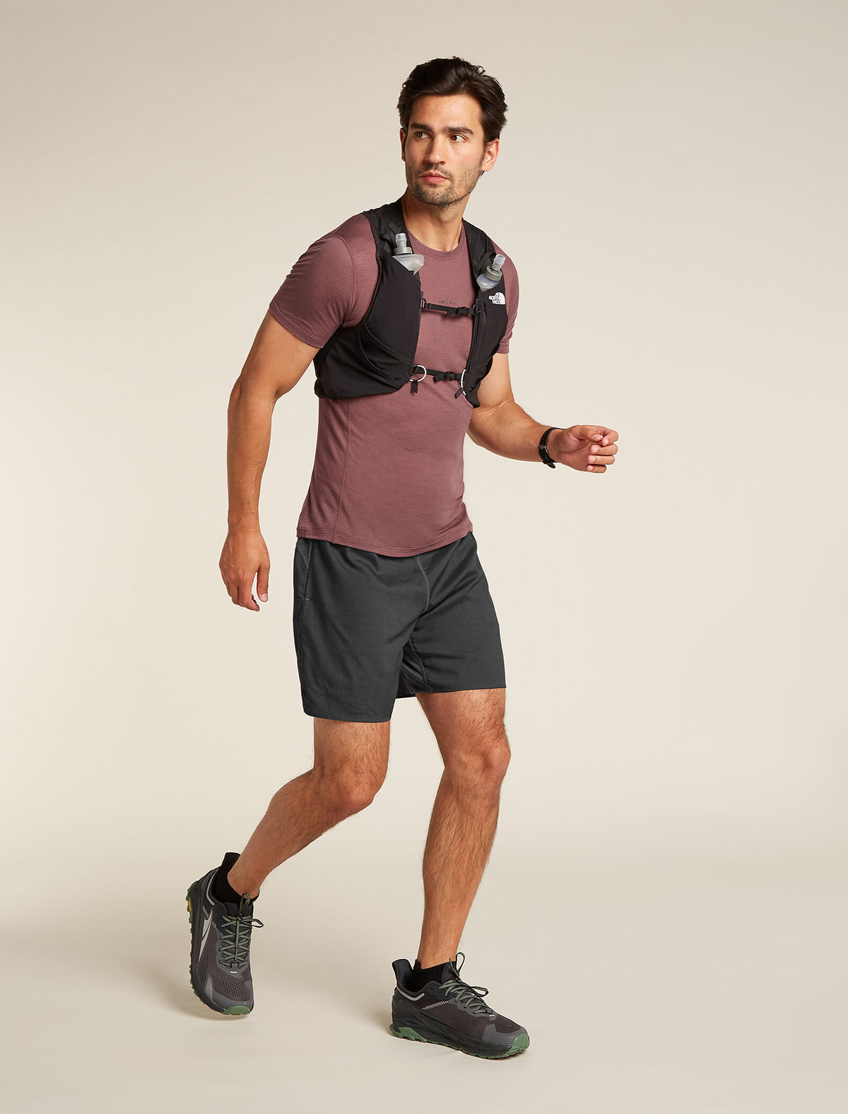 Merino Blend 75 Cool-Lite™ Featherlight™ Short Sleeve T-Shirt Carob - 1