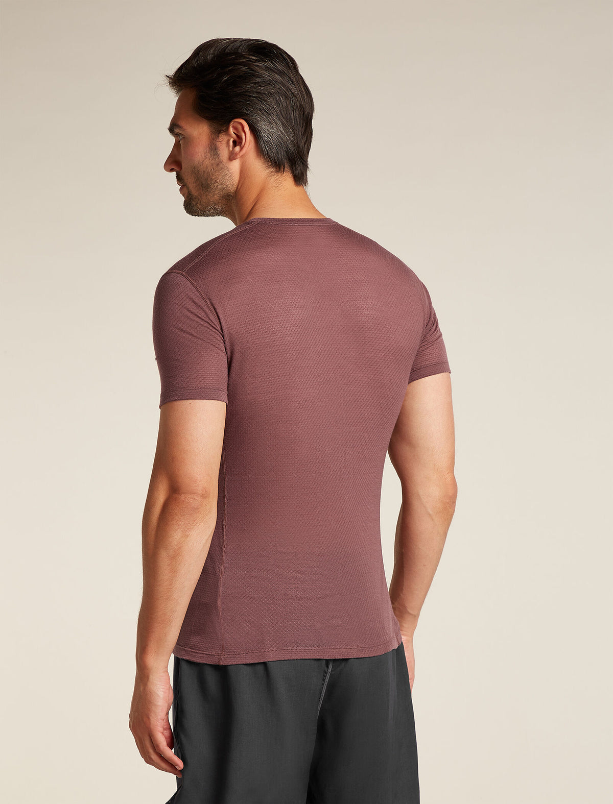 Merino Blend 75 Cool-Lite™ Featherlight™ Short Sleeve T-Shirt Carob - 2
