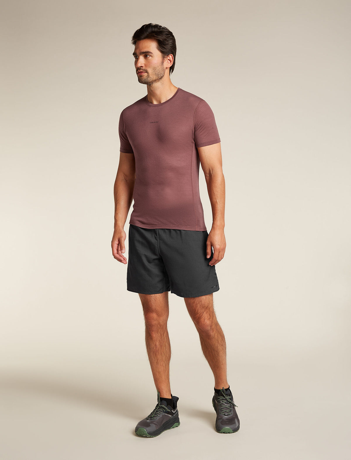Merino Blend 75 Cool-Lite™ Featherlight™ Short Sleeve T-Shirt Carob - 3