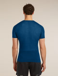 Men's Merino Blend 75 Cool-Lite™ Featherlight™ Short Sleeve Crewe Atlantis - 2