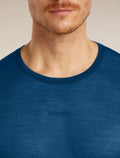Men's Merino Blend 75 Cool-Lite™ Featherlight™ Short Sleeve Crewe Atlantis - 5