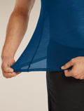 Men's Merino Blend 75 Cool-Lite™ Featherlight™ Short Sleeve Crewe Atlantis - 6