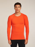 Men's Merino Blend 260 ZoneKnit™ Seamless  Long Sleeve Crewe Thermal Top Fervid - 1