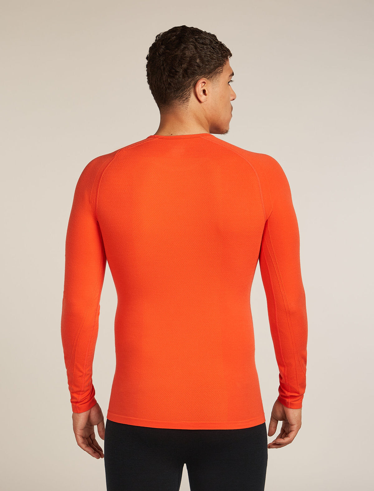 Men's Merino Blend 260 ZoneKnit™ Seamless  Long Sleeve Crewe Thermal Top Fervid - 2