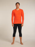 Men's Merino Blend 260 ZoneKnit™ Seamless  Long Sleeve Crewe Thermal Top Fervid - 3