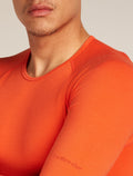 Men's Merino Blend 260 ZoneKnit™ Seamless  Long Sleeve Crewe Thermal Top Fervid - 6