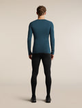 Men's Merino Blend 260 Zoneknit™ Seamless Long Sleeve Crewe Thermal Top Abyss - 6