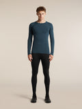Men's Merino Blend 260 Zoneknit™ Seamless Long Sleeve Crewe Thermal Top Abyss - 3