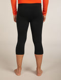 Men's Merino Blend 260 ZoneKnit™ Seamless 18" 3/4 Tights Black - 2