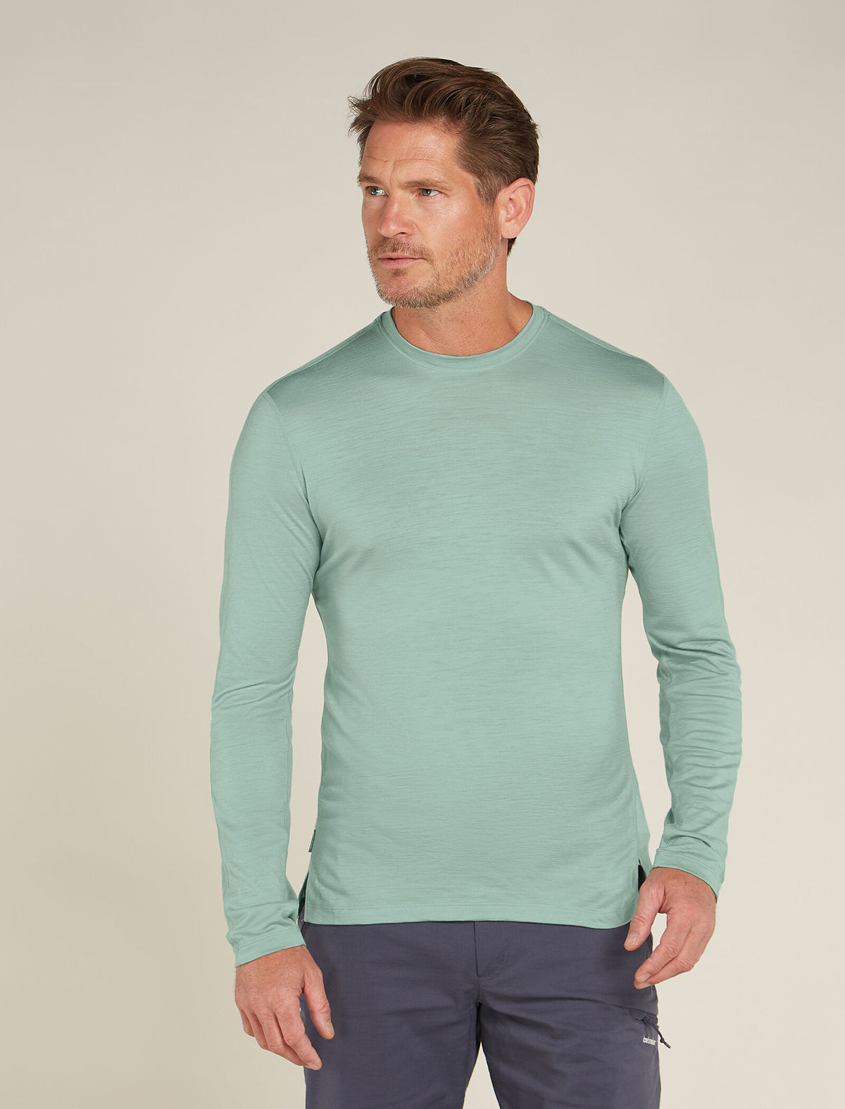 Men's 150 MerinoFine™ Ace Long Sleeve T-Shirt Moss - 1