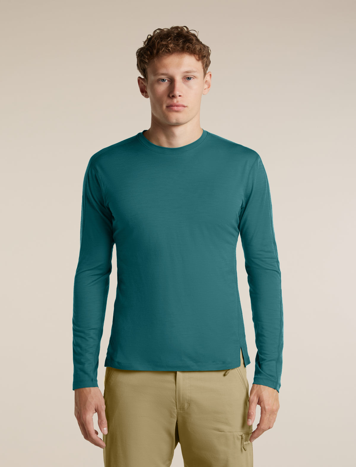 Men's 150 MerinoFine™ Ace Long Sleeve Tee UPF Tidal Teal - 1