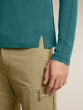 Men's 150 MerinoFine™ Ace Long Sleeve Tee UPF Tidal Teal - 6
