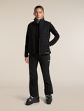 Women's Merino 400 RealFleece™ Descender Long Sleeve Zip Black - 4