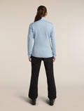 Women's Merino 400 RealFleece™ Descender Long Sleeve Zip Zinc Blue - 5