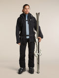 Women's Merino 400 RealFleece™ Descender Long Sleeve Zip Zinc Blue - 2
