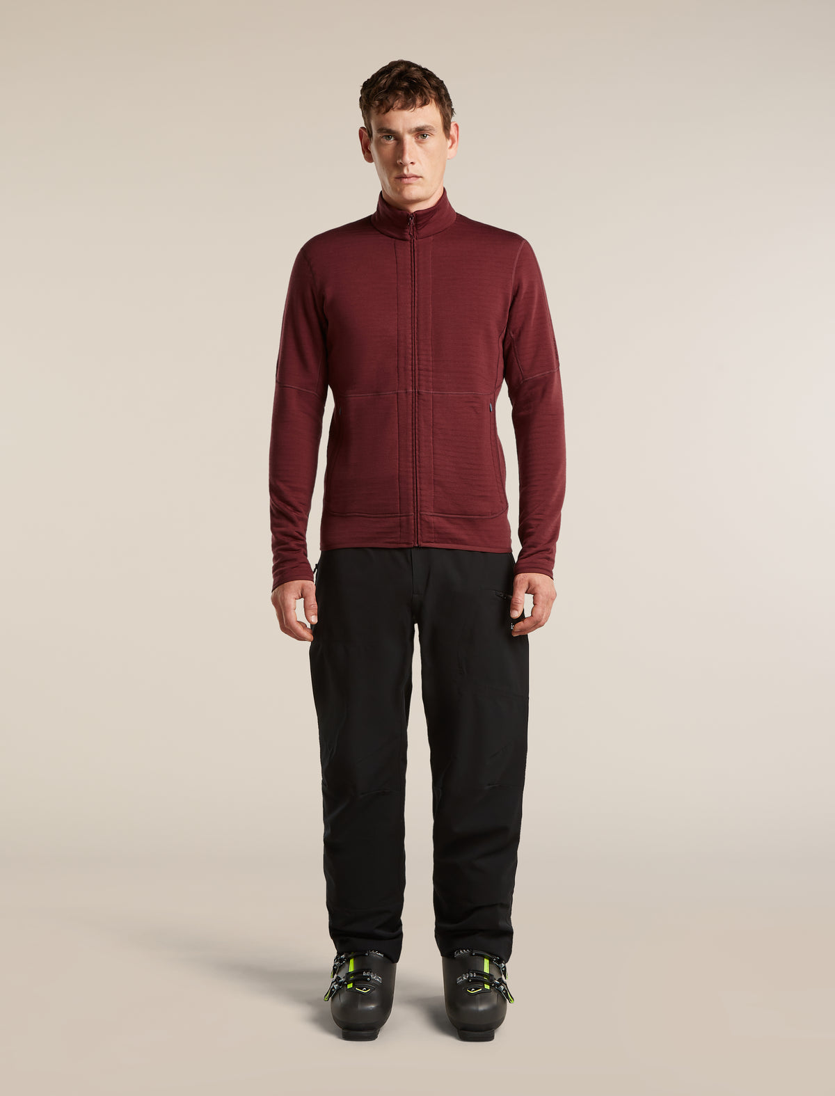 Men's Merino 400 RealFleece™ Descender Long Sleeve Zip Port - 3