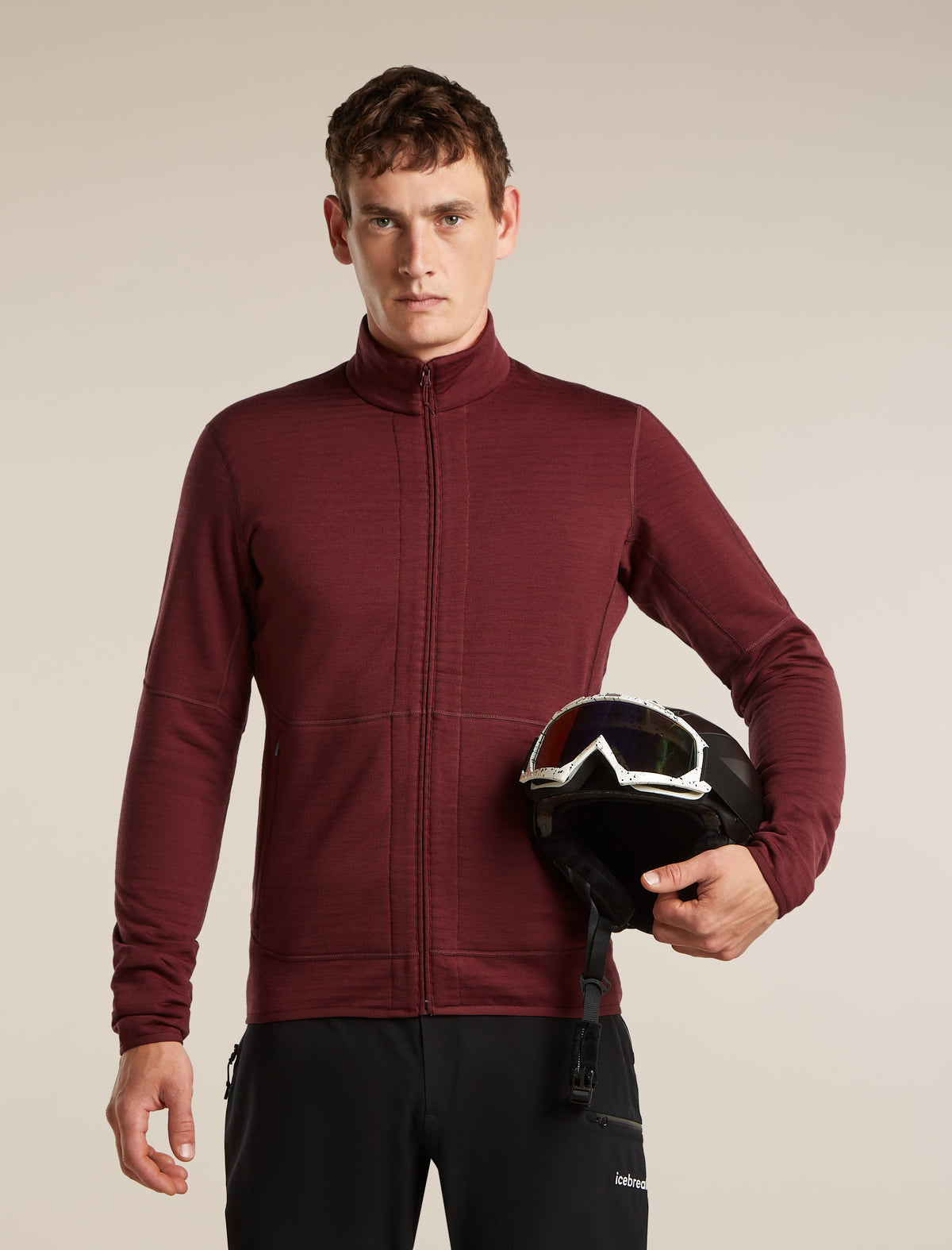 Men's Merino 400 RealFleece™ Descender Long Sleeve Zip Port - 5
