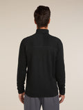 Men's Merino 360 Realfleece™ Elemental Long Sleeve Half Zip Top Black - 3