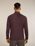 Men's Merino 360 Realfleece™ Elemental Long Sleeve Half Zip Top Java - 2