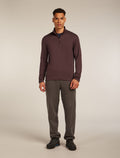 Men's Merino 360 Realfleece™ Elemental Long Sleeve Half Zip Top Java - 3