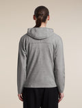 Women's Merino 360 RealFleece™ Elemental Long Sleeve Zip Hoodie Metro Heather - 2