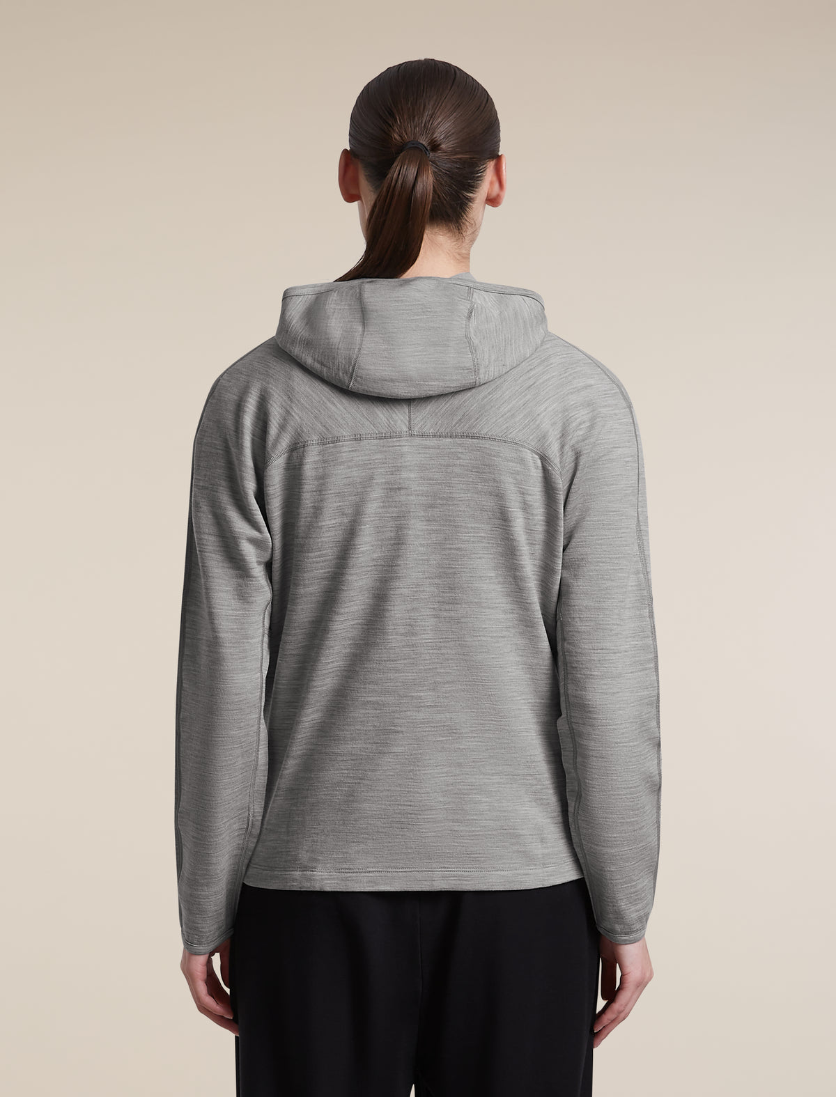 Women's Merino 360 RealFleece™ Elemental Long Sleeve Zip Hoodie Metro Heather - 2