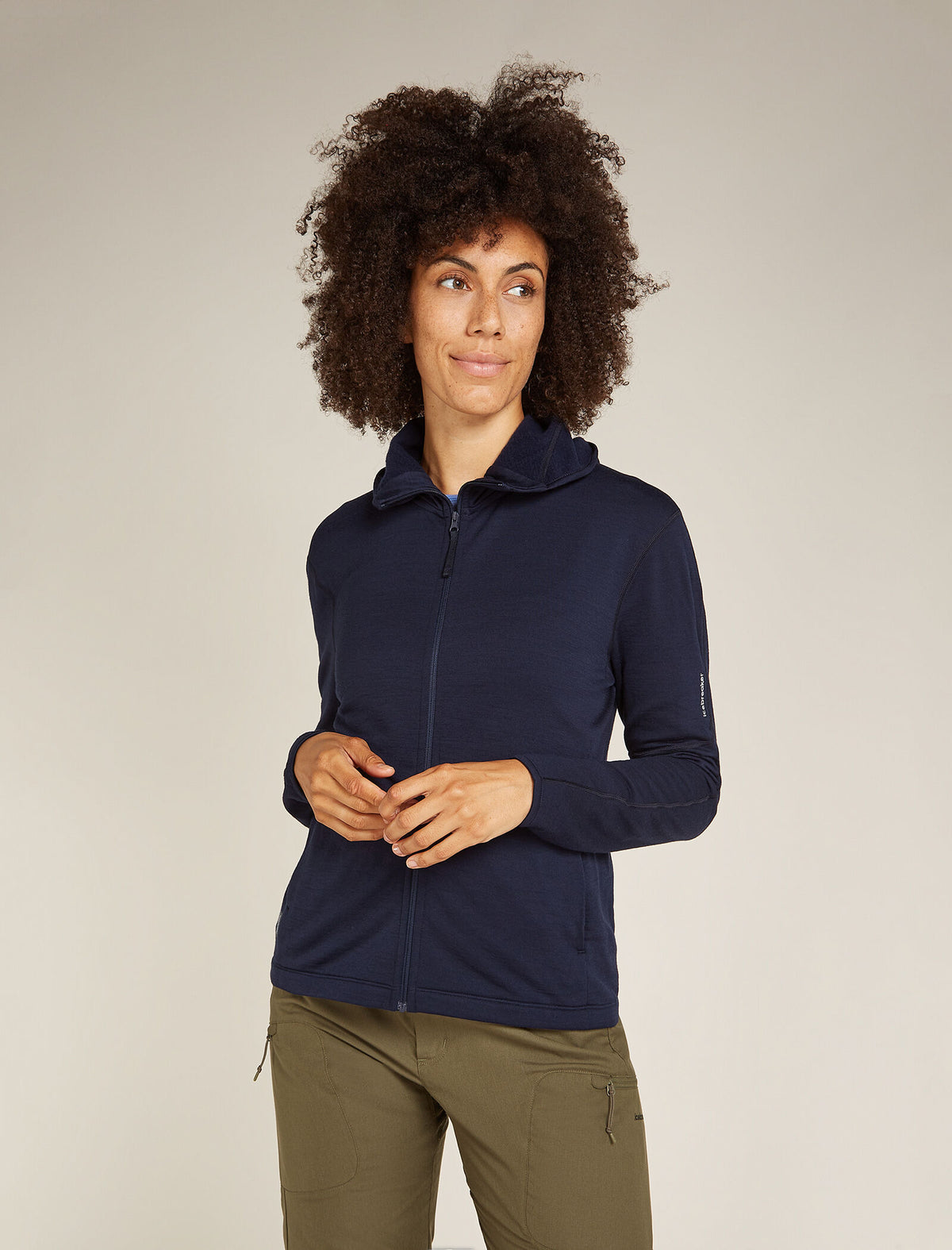 Haut à capuche, manches longues et glissière 360 RealFleece™ Elemental en mérinos Women's  - 1