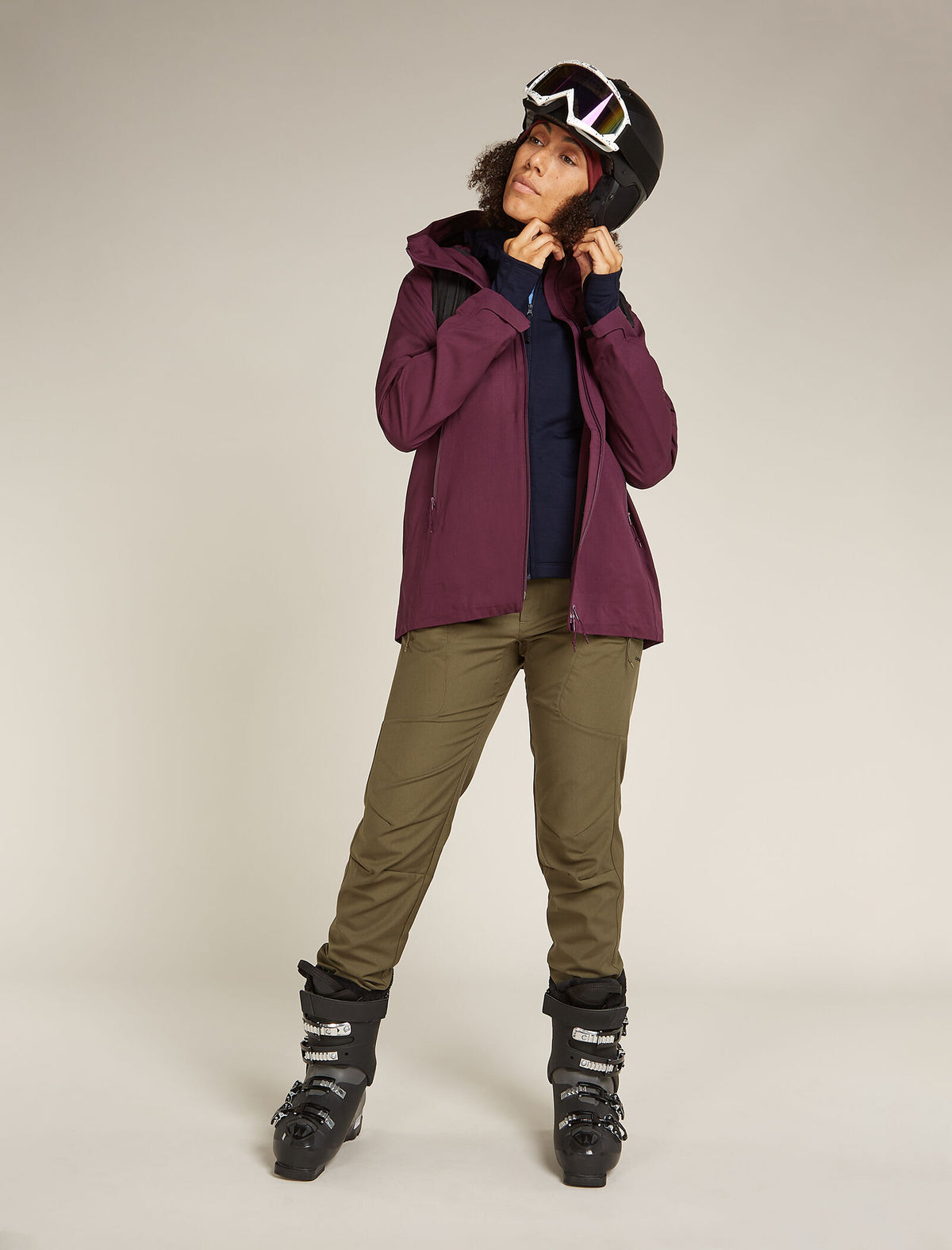Haut à capuche, manches longues et glissière 360 RealFleece™ Elemental en mérinos Women's  - 4
