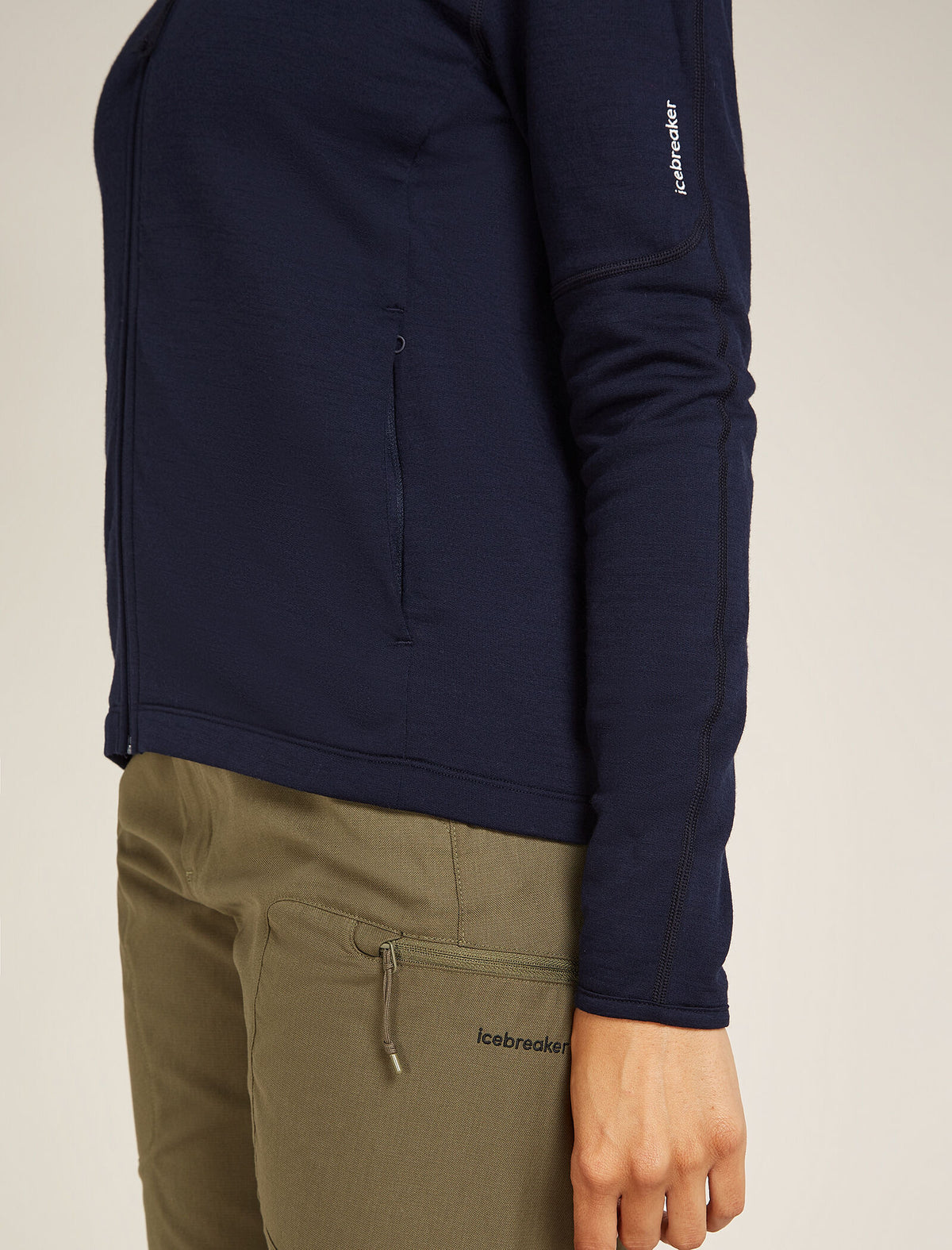 Haut à capuche, manches longues et glissière 360 RealFleece™ Elemental en mérinos Women's  - 5