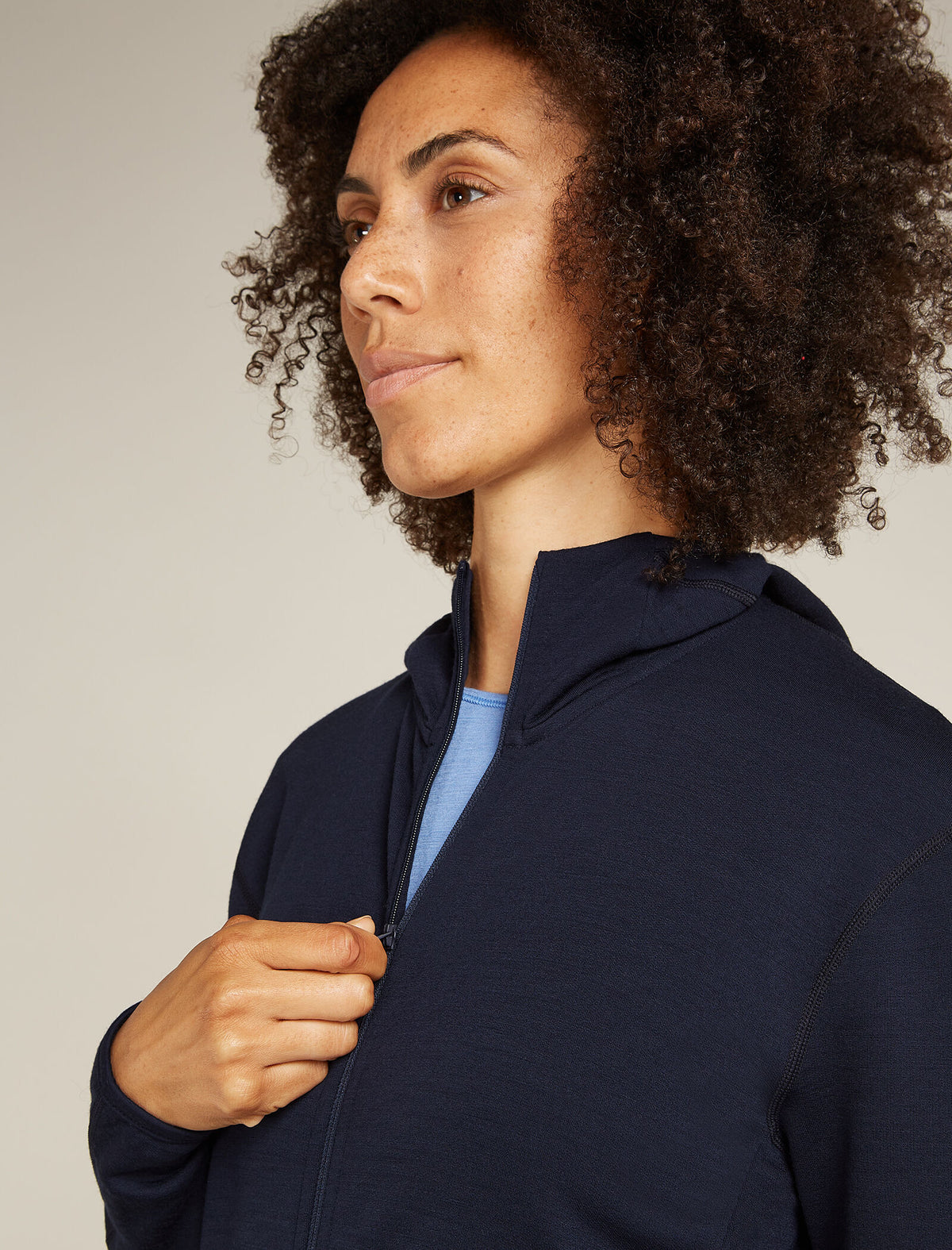 Haut à capuche, manches longues et glissière 360 RealFleece™ Elemental en mérinos Women's  - 7
